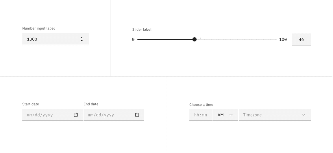 Example of bound entry controls